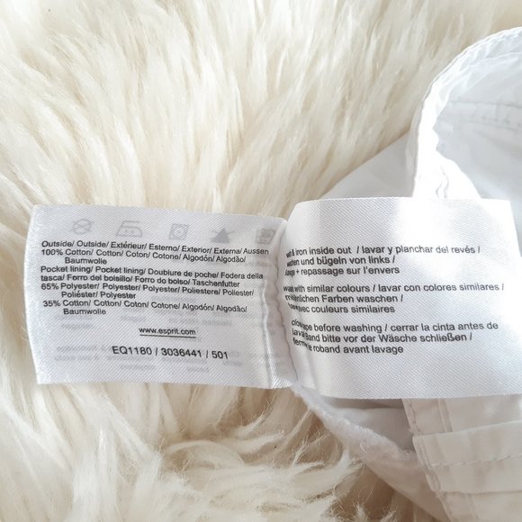 Esprit white summer shorts (US 4) - Picture 10 of 14